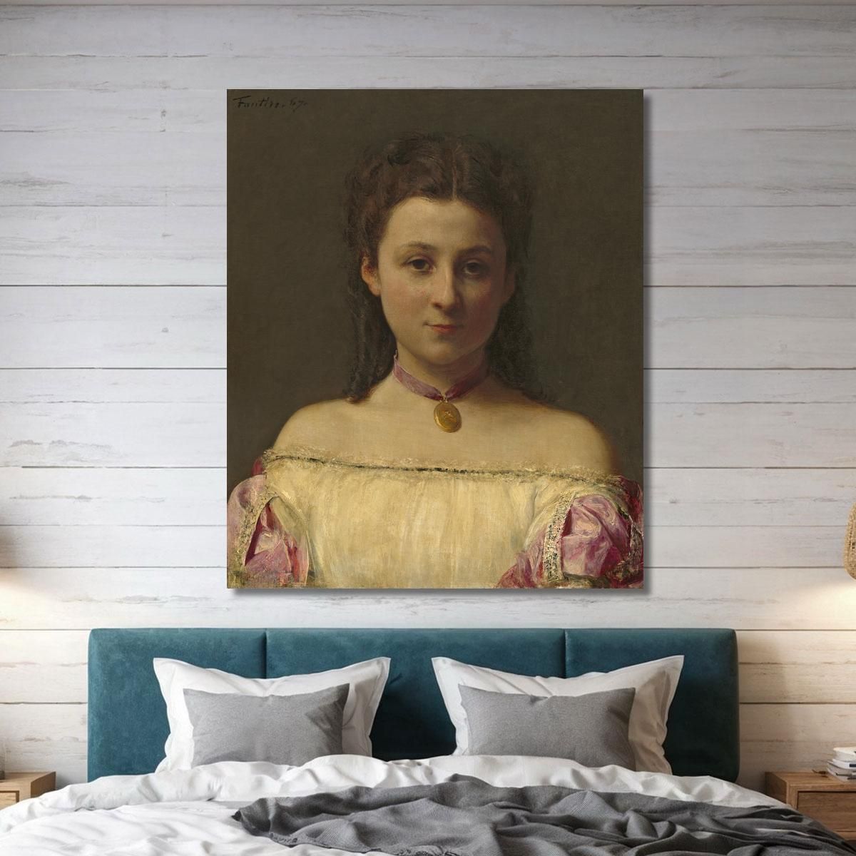 Miss De Fitz-James Henri Fantin-Latou hfl7 canvas print 