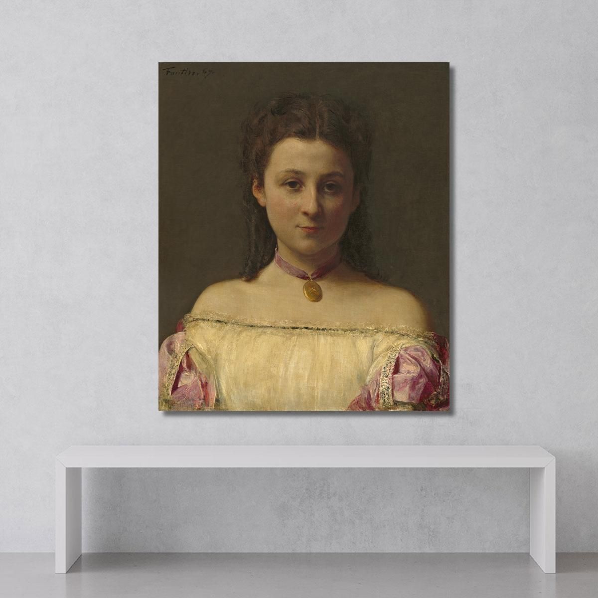 Miss De Fitz-James Henri Fantin-Latou hfl7 canvas print 