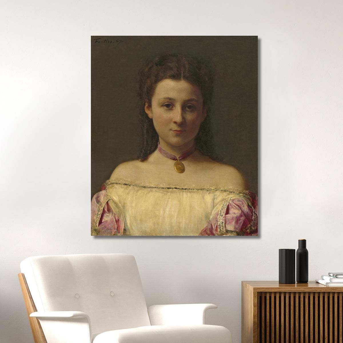 Miss De Fitz-James Henri Fantin-Latou hfl7 canvas print 