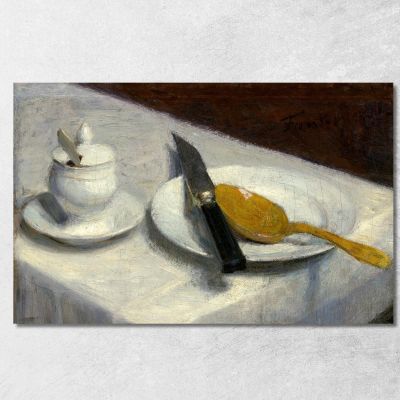 Still Life With Mustard Pot Henri Fantin-Latou hfl22 canvas print 