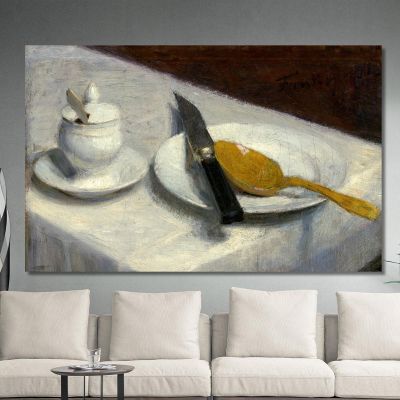 Still Life With Mustard Pot Henri Fantin-Latou hfl22 canvas print 
