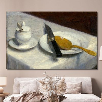 Still Life With Mustard Pot Henri Fantin-Latou hfl22 canvas print 