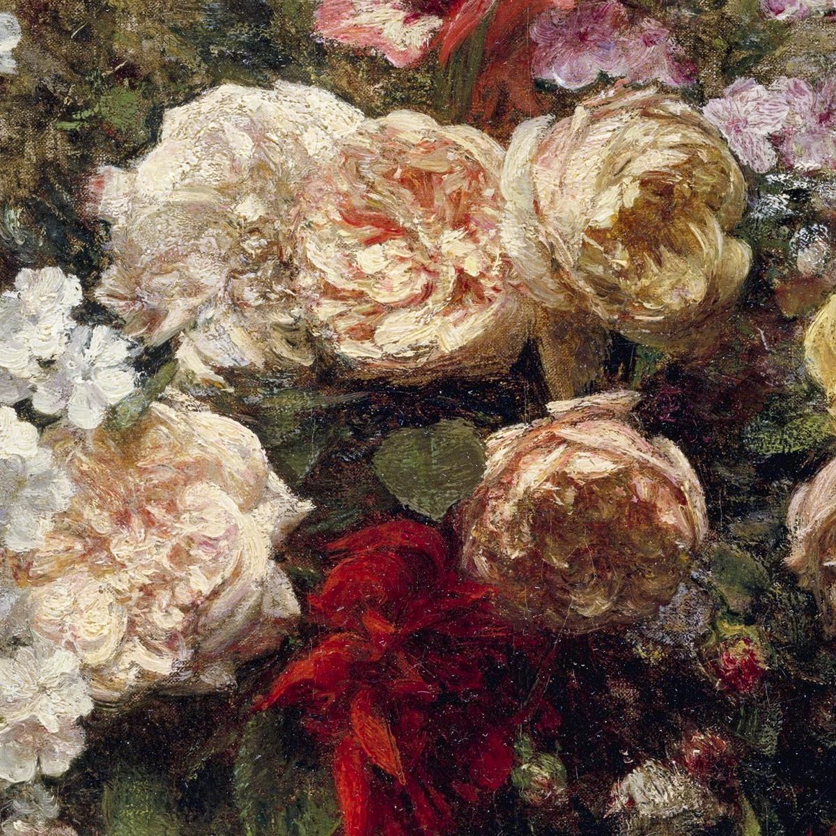 Summer Flowers Henri Fantin-Latou hfl24 canvas print
