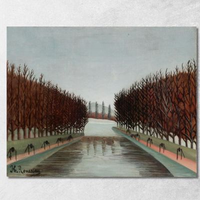 The Canal Henri Rousseau hrs12 canvas print 