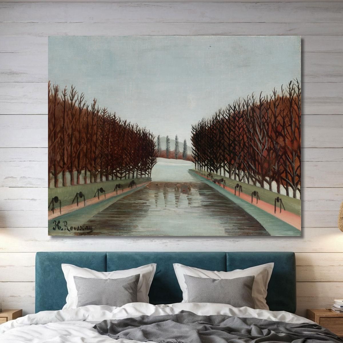 The Canal Henri Rousseau hrs12 canvas print 