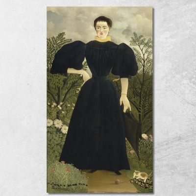 Portrait Of Madame M Henri Rousseau hrs20 canvas print 