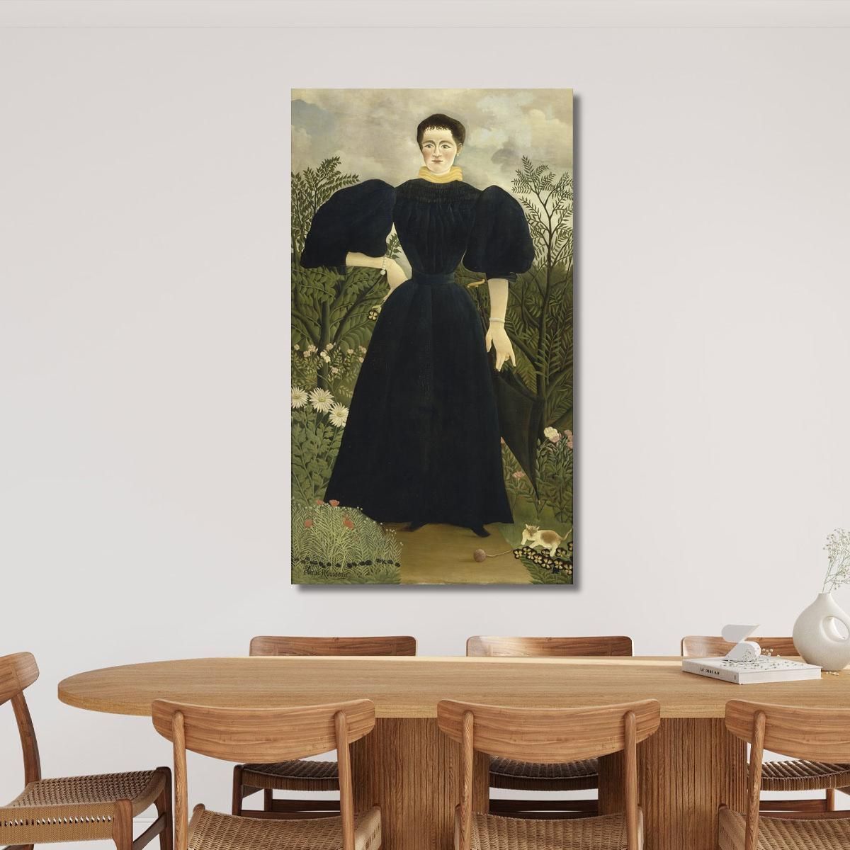 Portrait Of Madame M Henri Rousseau hrs20 canvas print 