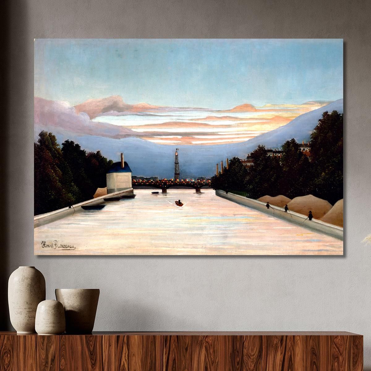 The Eiffel Tower Henri Rousseau hrs31 canvas print 