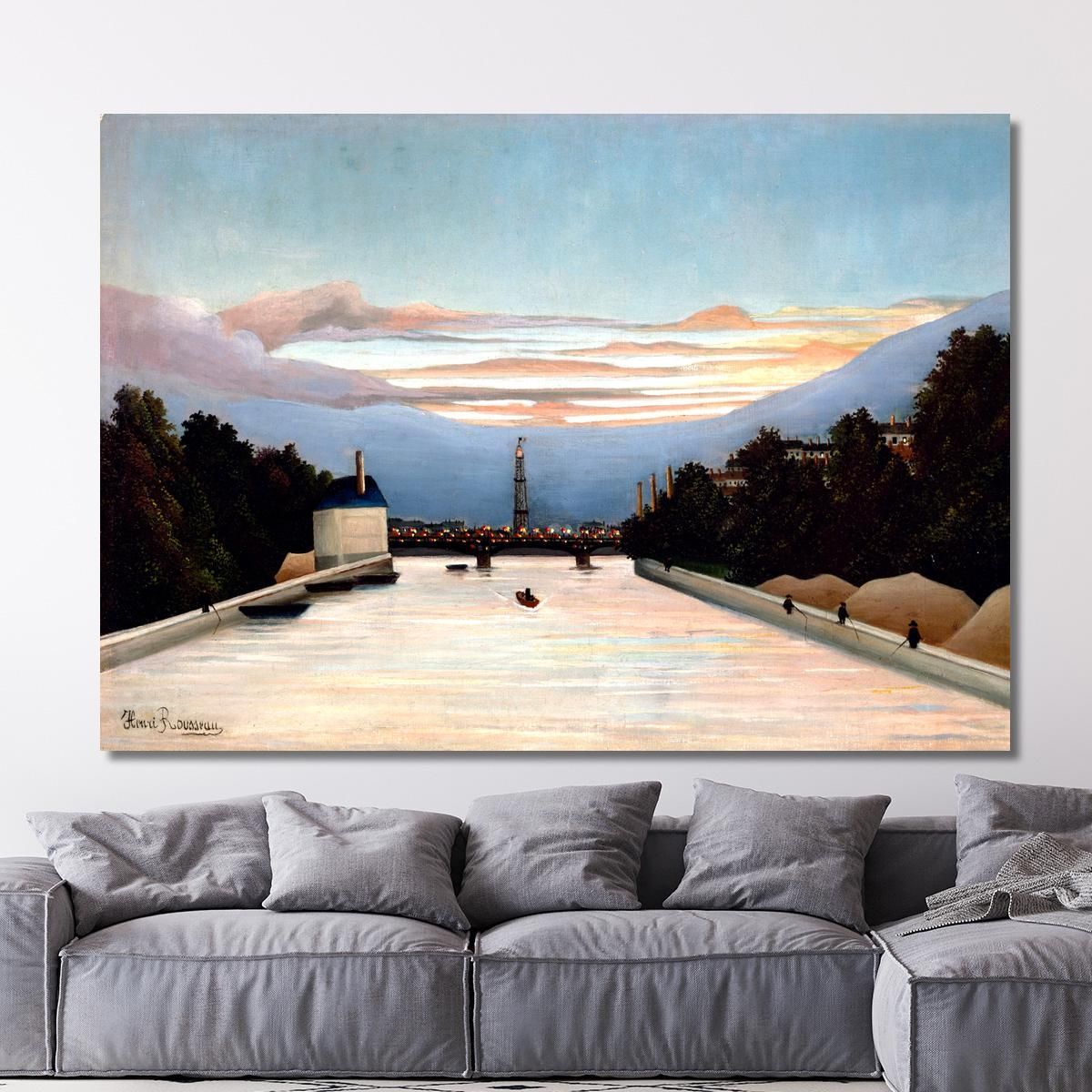 The Eiffel Tower Henri Rousseau hrs31 canvas print 