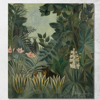 The Equatorial Jungle Henri Rousseau hrs32 canvas print 