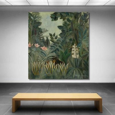 The Equatorial Jungle Henri Rousseau hrs32 canvas print 