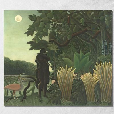 The Snake Charmer Henri Rousseau hrs38 canvas print 