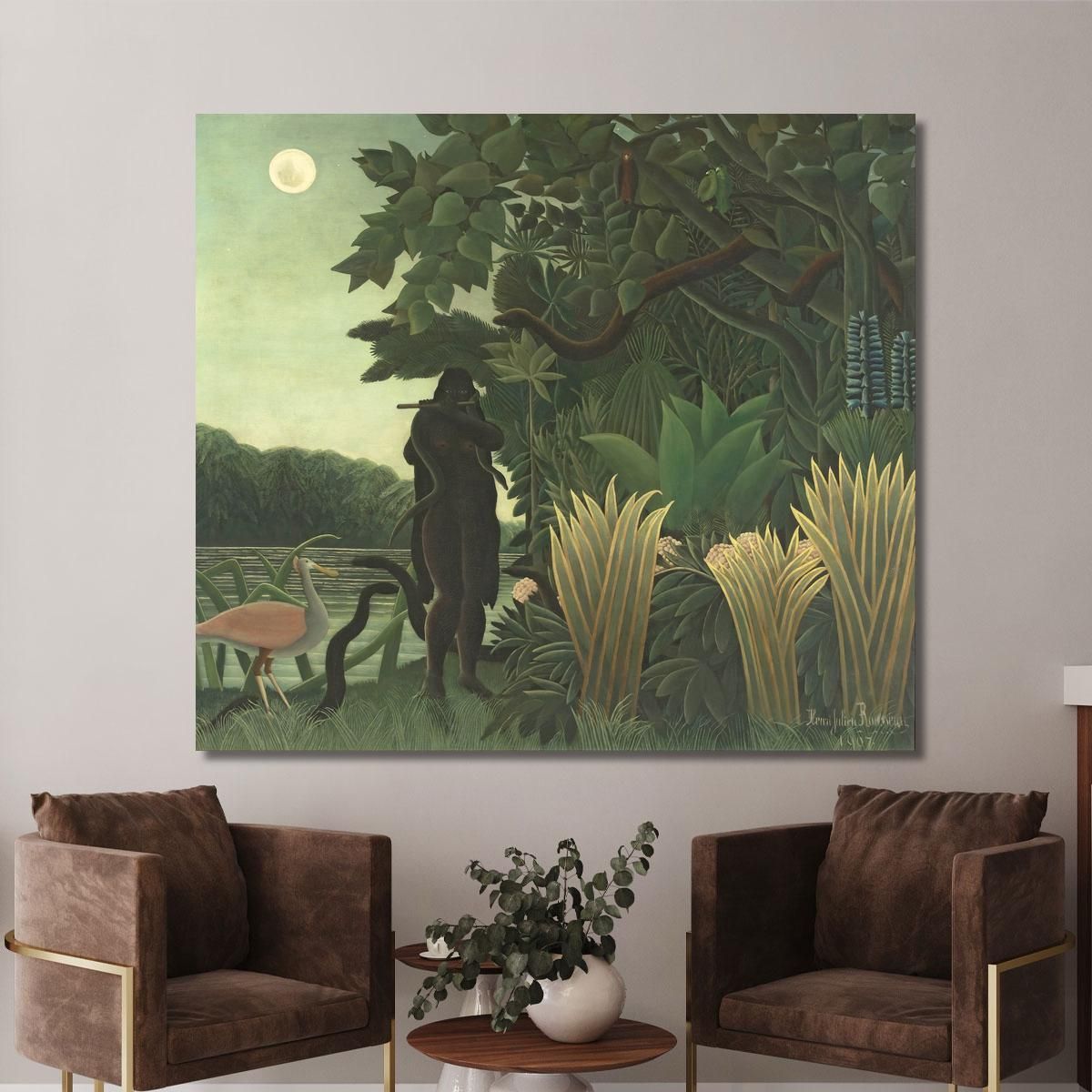 The Snake Charmer Henri Rousseau hrs38 canvas print 