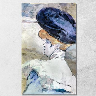 Woman In Profile Henry Somm hmm20 canvas print 