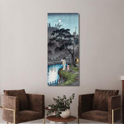 Moon At Sekiguchi Hiroaki Takahashi htk18 canvas print 
