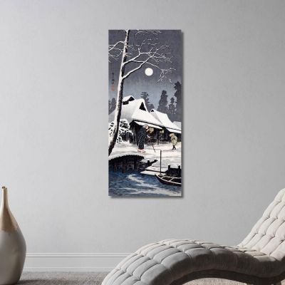 Moonlight On Snow Hiroaki Takahashi htk19 canvas print 