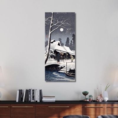 Moonlight On Snow Hiroaki Takahashi htk19 canvas print 