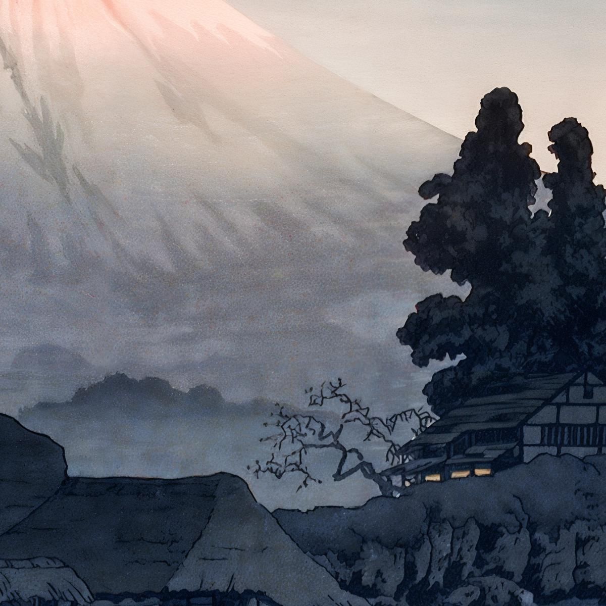 Mount Fuji From Mizukubo Hiroaki Takahashi htk24 canvas print