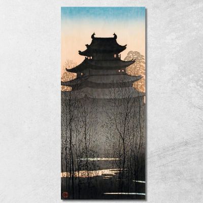 Nagoya Castle Hiroaki Takahashi htk26 canvas print 