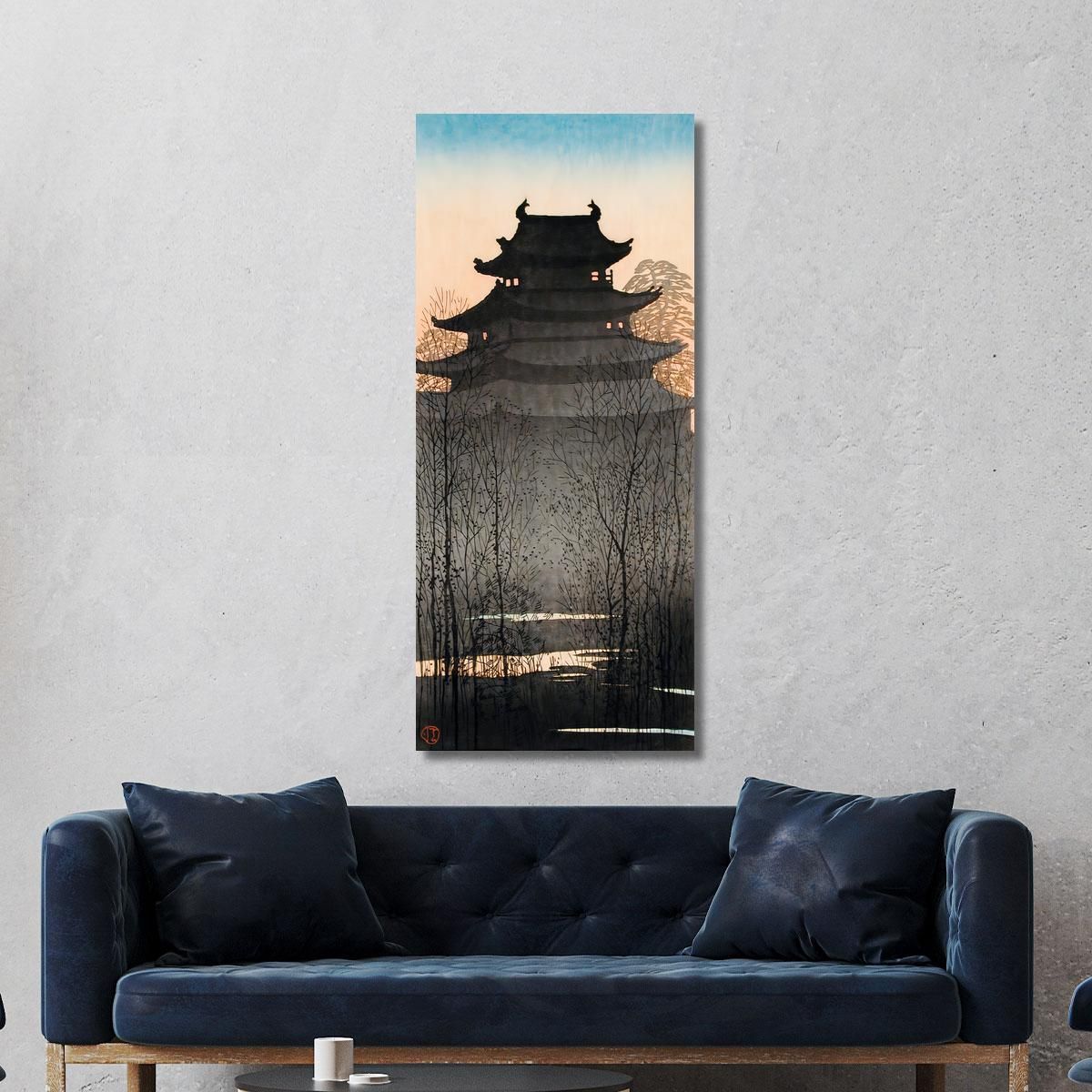 Nagoya Castle Hiroaki Takahashi htk26 canvas print 
