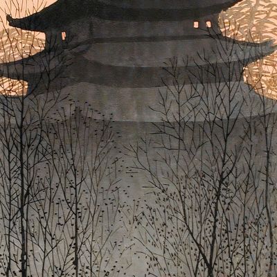 Nagoya Castle Hiroaki Takahashi htk26 canvas print