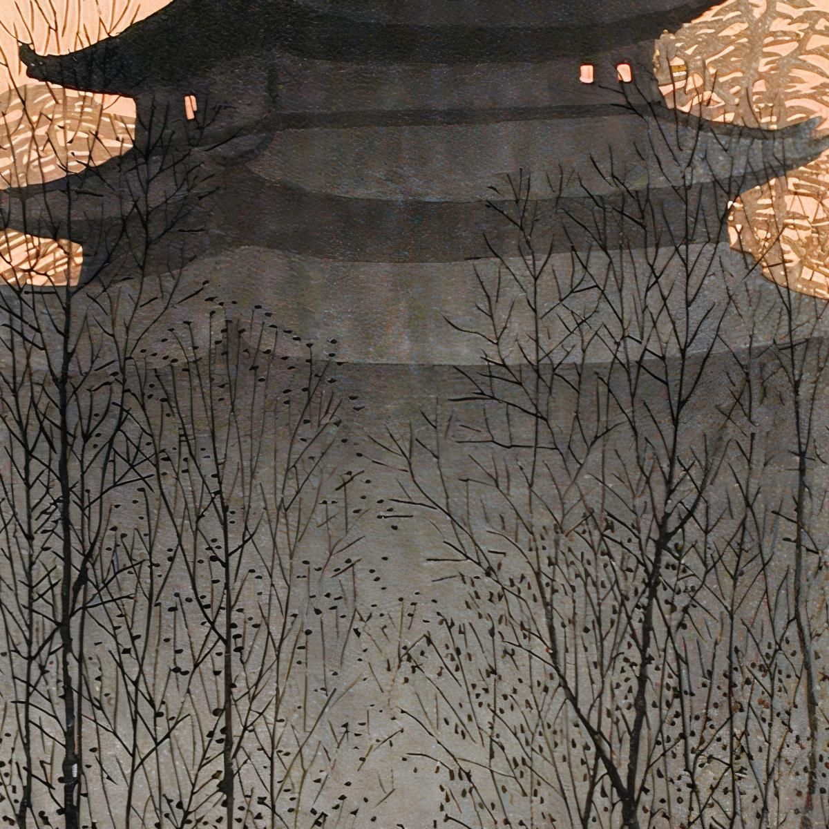 Nagoya Castle Hiroaki Takahashi htk26 canvas print