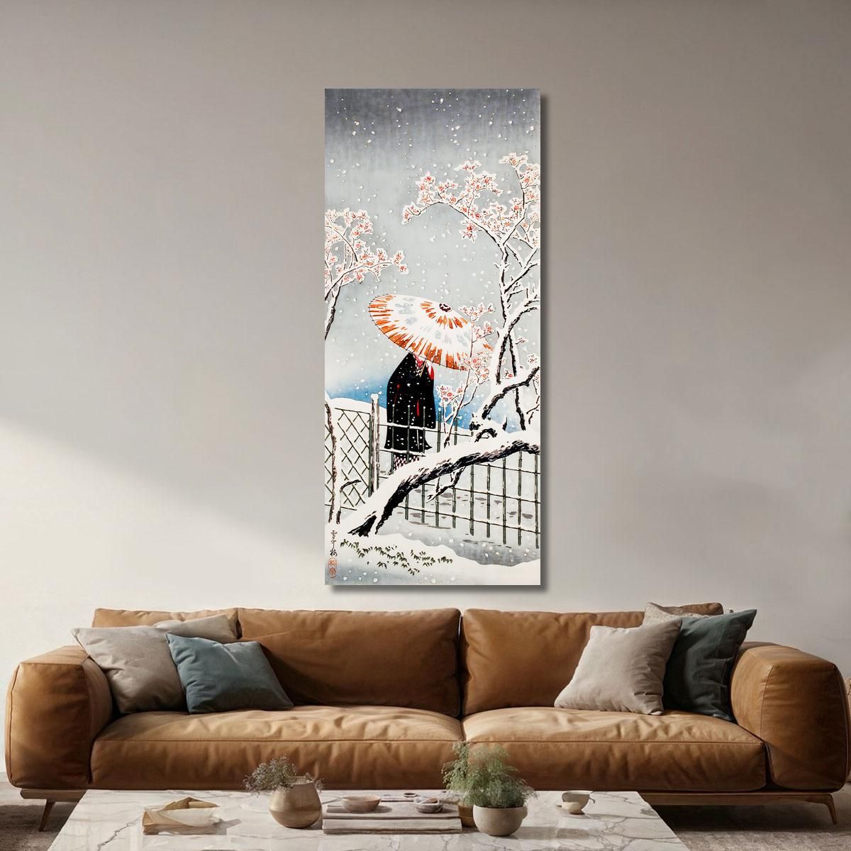 Plum Tree In Snow Hiroaki Takahashi htk30 canvas print 