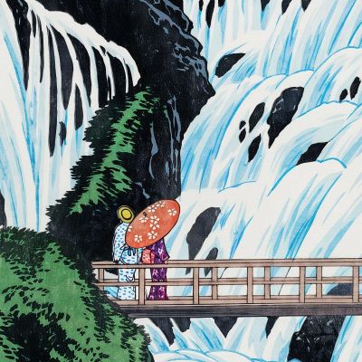 Shiragumo Waterfall Of Nikko Hiroaki Takahashi htk34 canvas print
