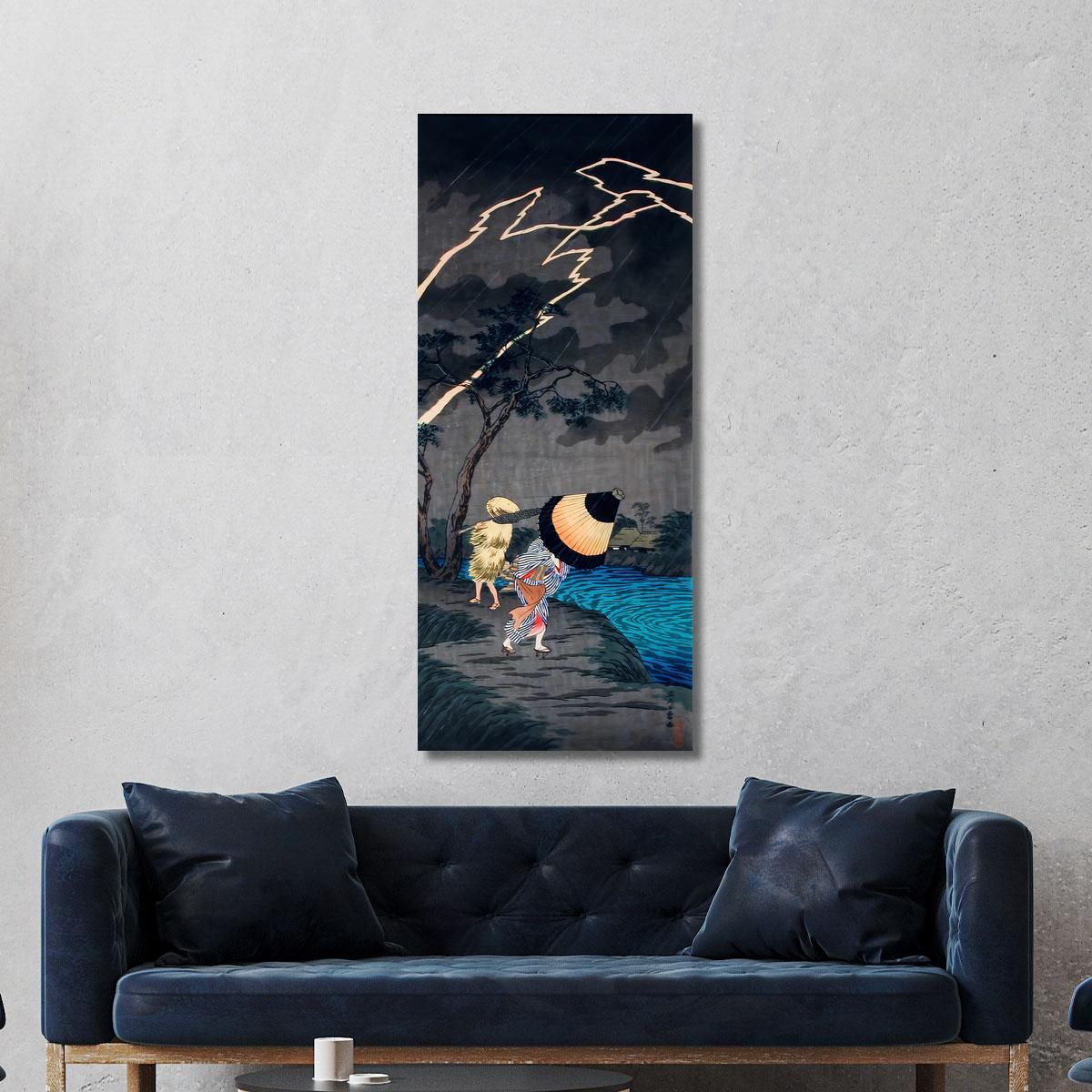 Thunderstorm At Tateishi Hiroaki Takahashi htk43 canvas print 
