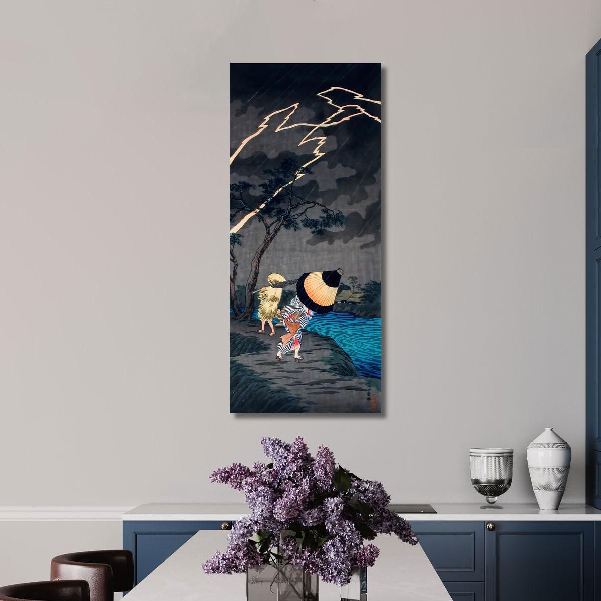 Thunderstorm At Tateishi Hiroaki Takahashi htk43 canvas print 