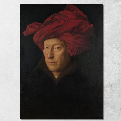 Portrait Of A Man Jan van Eyck jve1 canvas print 