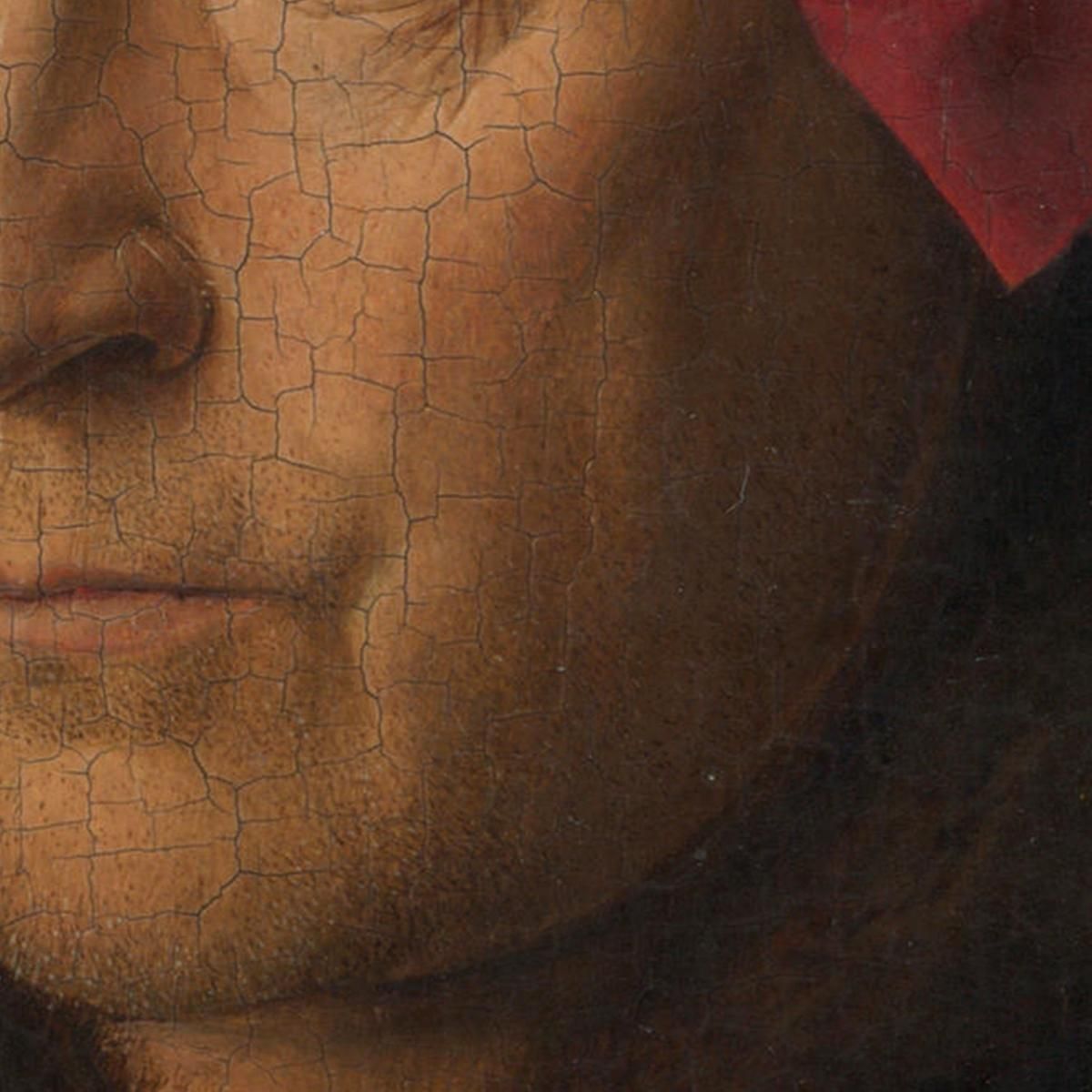 Portrait Of A Man Jan van Eyck jve1 canvas print