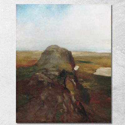 Autumn Study View Over Hanging Rock Newport R.I. John La Farge jlf3 canvas print 