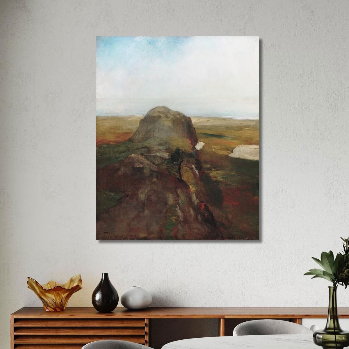 Autumn Study View Over Hanging Rock Newport R.I. John La Farge jlf3 canvas print 