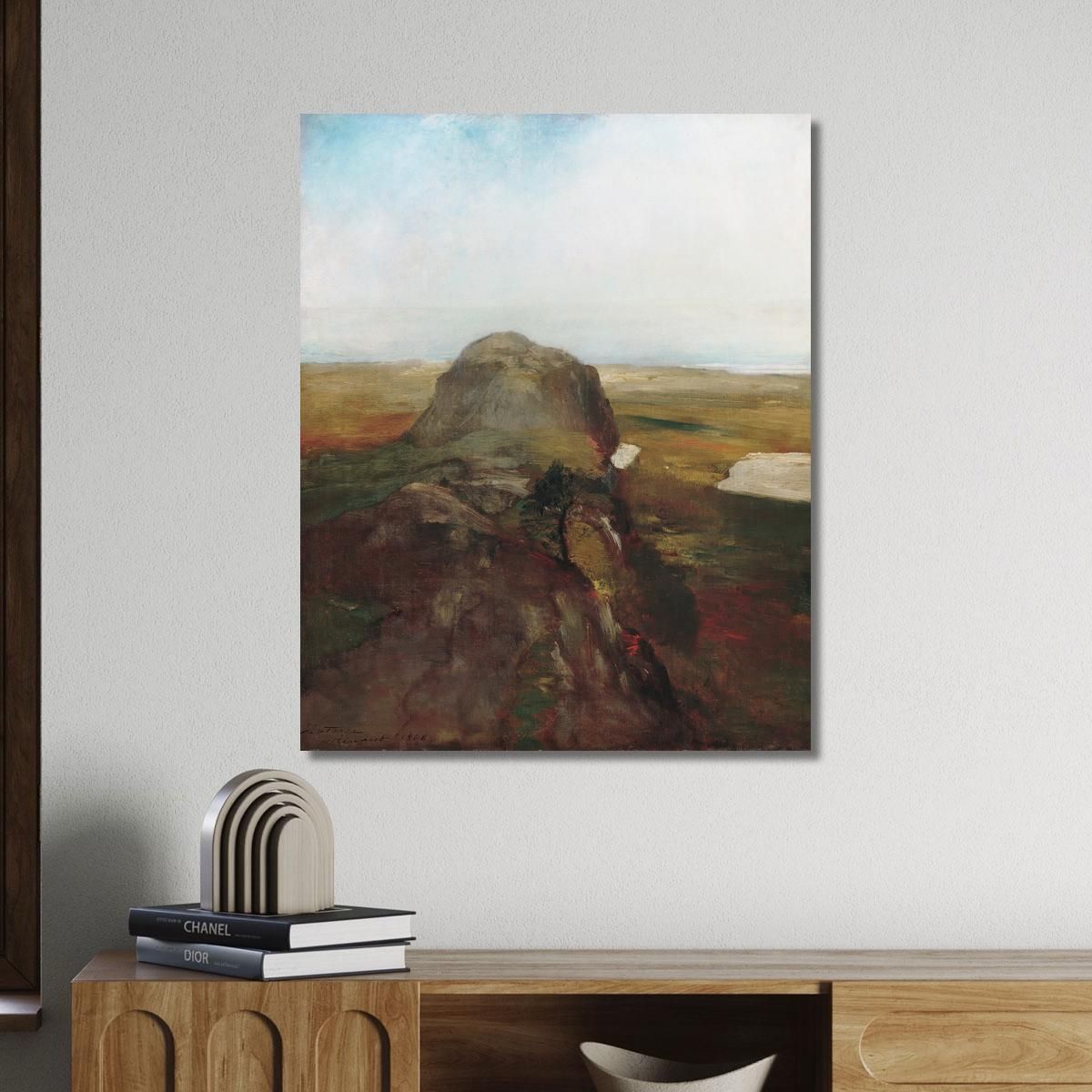 Autumn Study View Over Hanging Rock Newport R.I. John La Farge jlf3 canvas print 