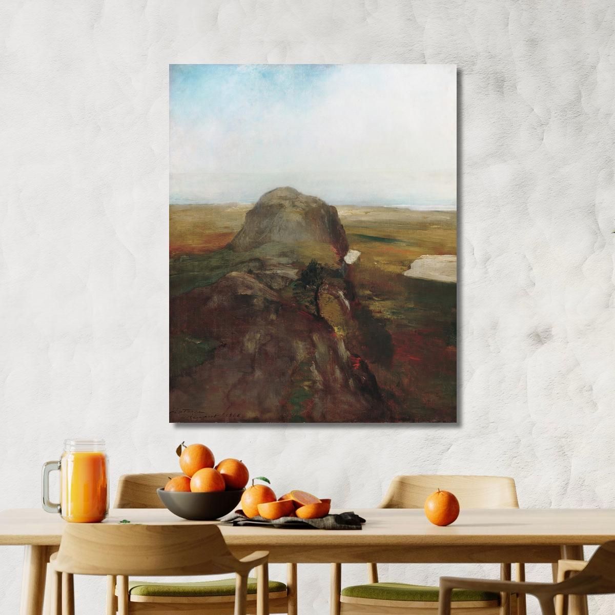 Autumn Study View Over Hanging Rock Newport R.I. John La Farge jlf3 canvas print 