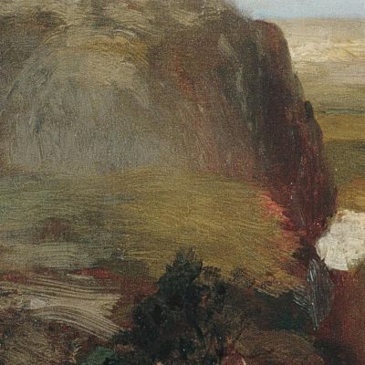 Autumn Study View Over Hanging Rock Newport R.I. John La Farge jlf3 canvas print