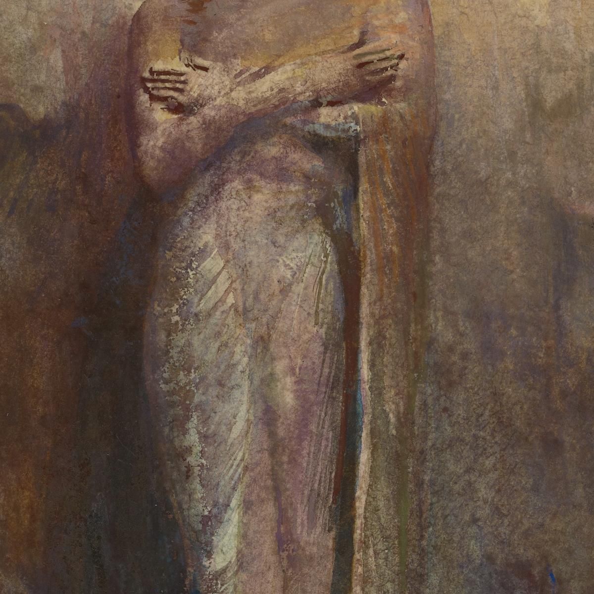 Colossal Statue Of Ananda Near The Ruined City Of Pollanarua Ceylon John La Farge jlf6 canvas print