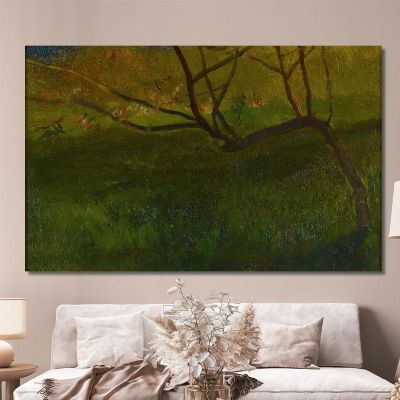 Study Of Apple Tree. Spring John La Farge jlf28 canvas print 
