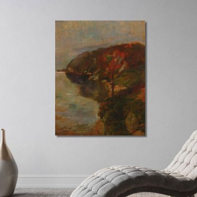 Study Of Fog Effect Brenton'S Cove John La Farge jlf29 canvas print 