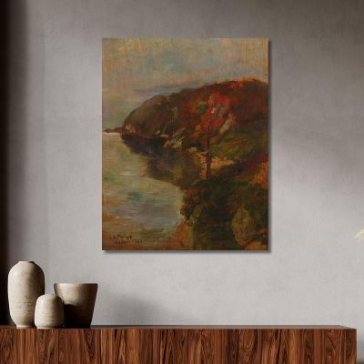 Study Of Fog Effect Brenton'S Cove John La Farge jlf29 canvas print 