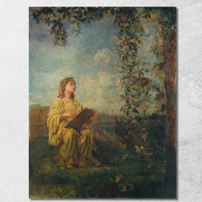 The Muse Of Painting John La Farge jlf36 canvas print 