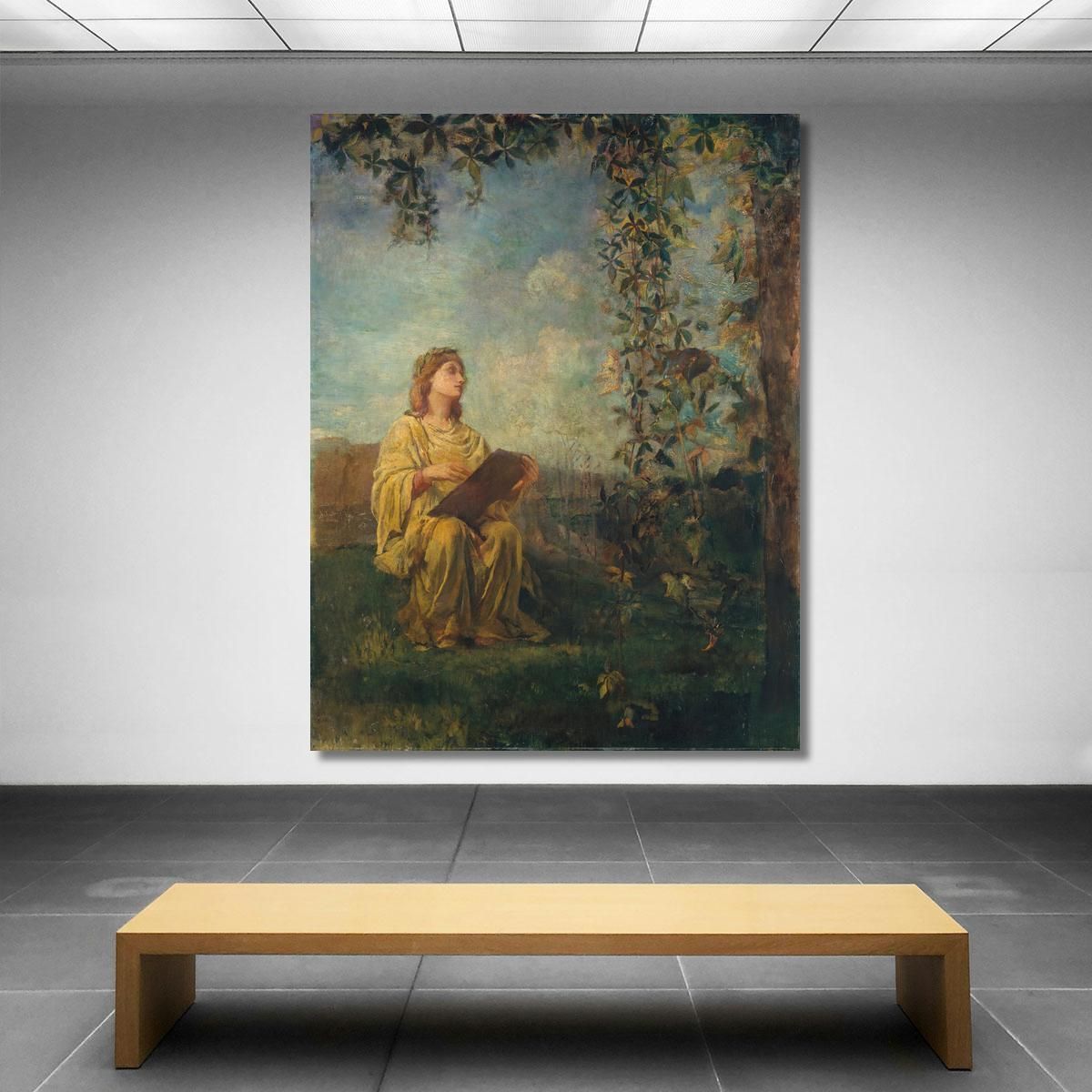 The Muse Of Painting John La Farge jlf36 canvas print 