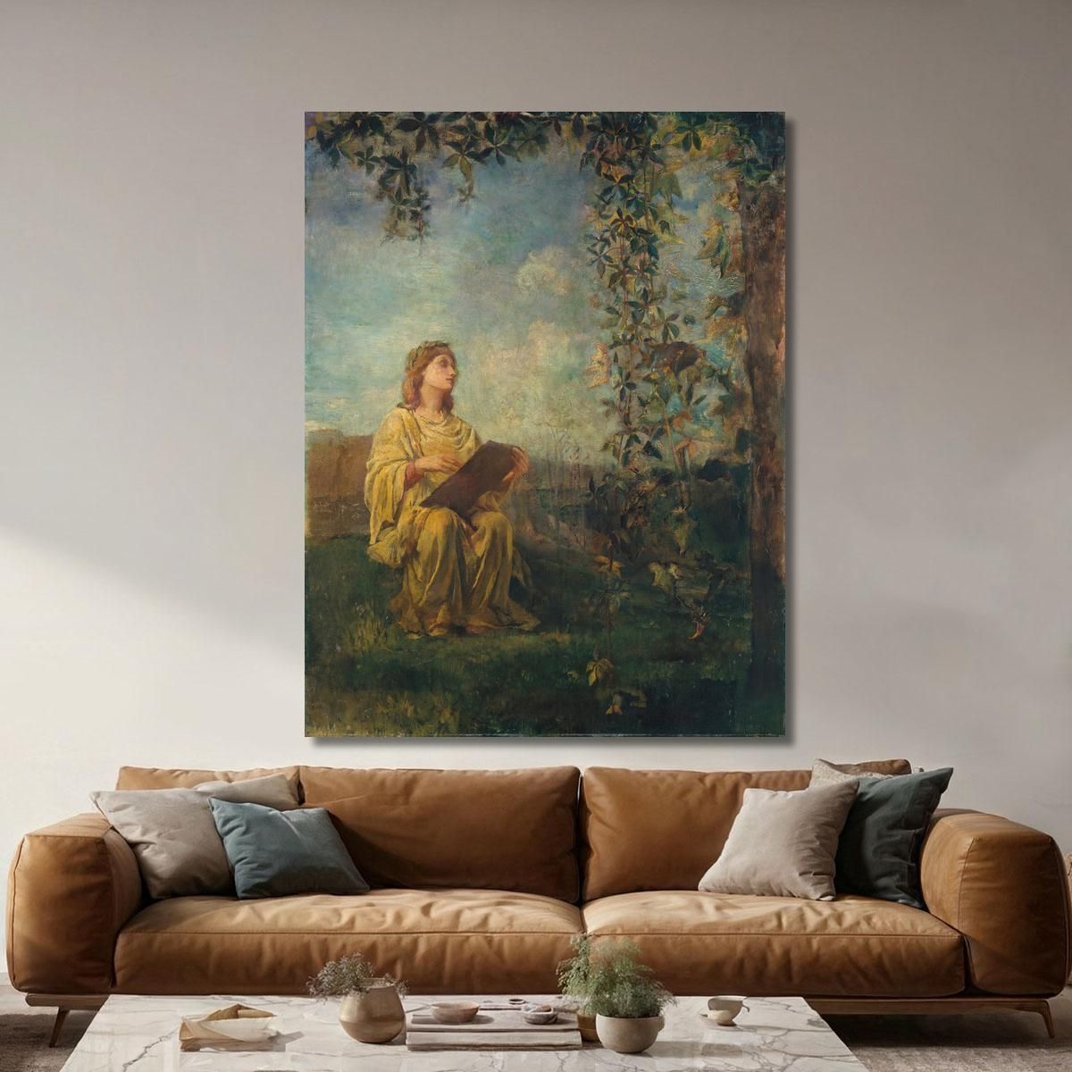 The Muse Of Painting John La Farge jlf36 canvas print 