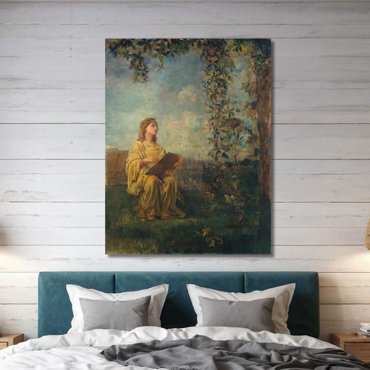 The Muse Of Painting John La Farge jlf36 canvas print 