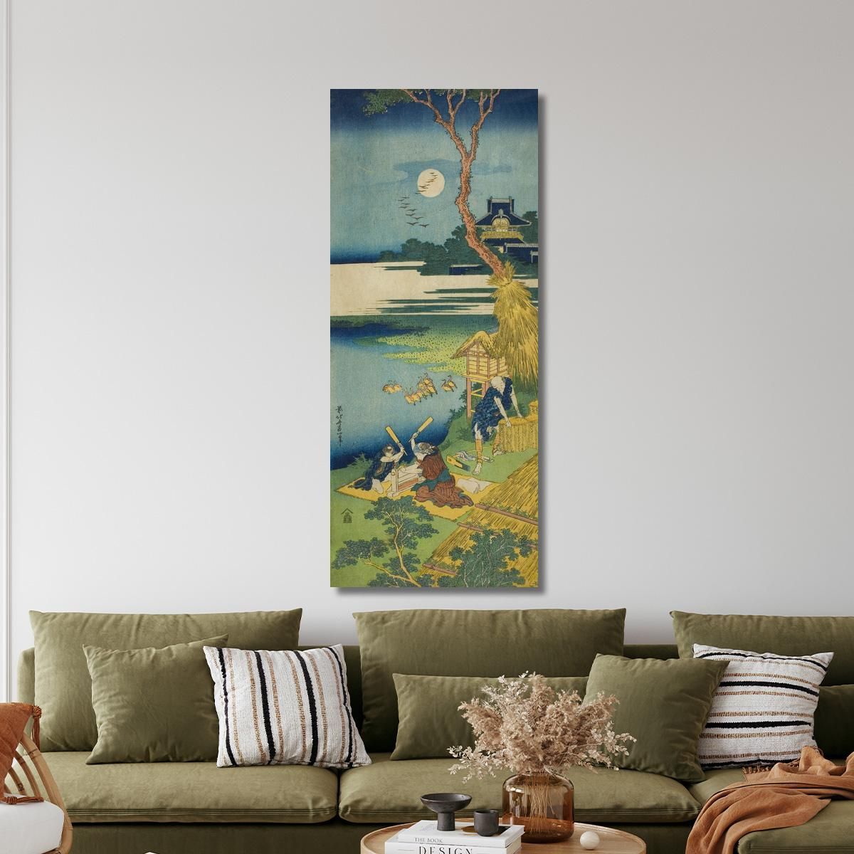 Ariwara No Narihira katsushika hokusai khk4 canvas print 