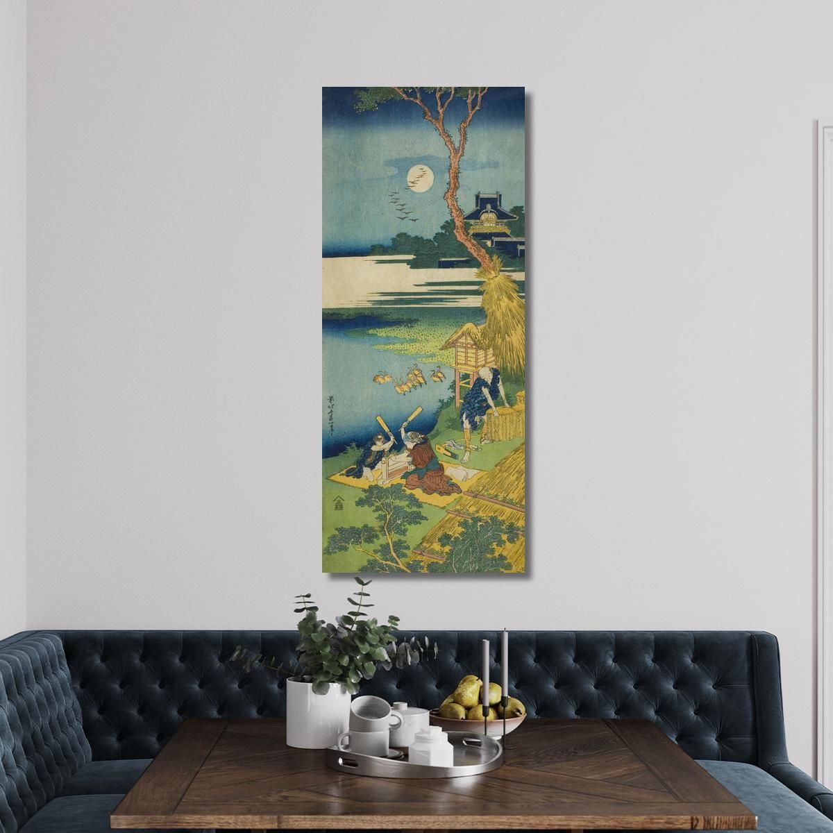Ariwara No Narihira katsushika hokusai khk4 canvas print 