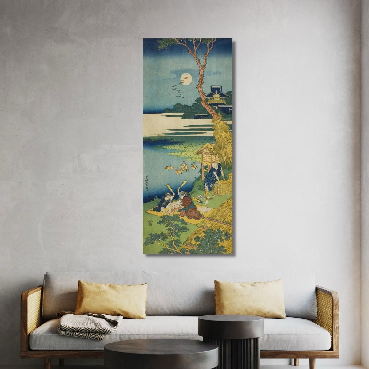 Ariwara No Narihira katsushika hokusai khk4 canvas print 