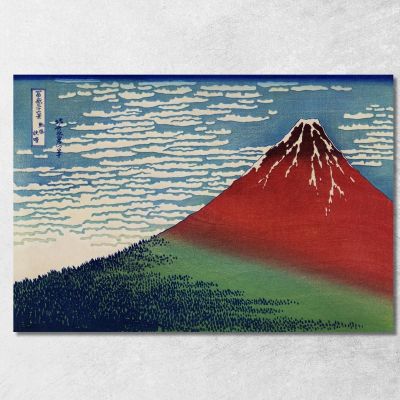 Fine Wind Clear Morning katsushika hokusai khk32 canvas print 