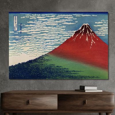 Fine Wind Clear Morning katsushika hokusai khk32 canvas print 